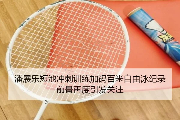 潘展乐短池冲刺训练加码百米自由泳纪录前景再度引发关注
